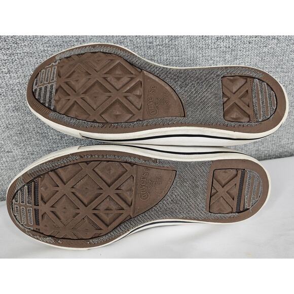 CONVERSE KIDS WHITE CHUCK TAYLOR ALL STAR EMBROIDERED HEARTS HIGH-TOPS SIZE 4 - Picture 7 of 13